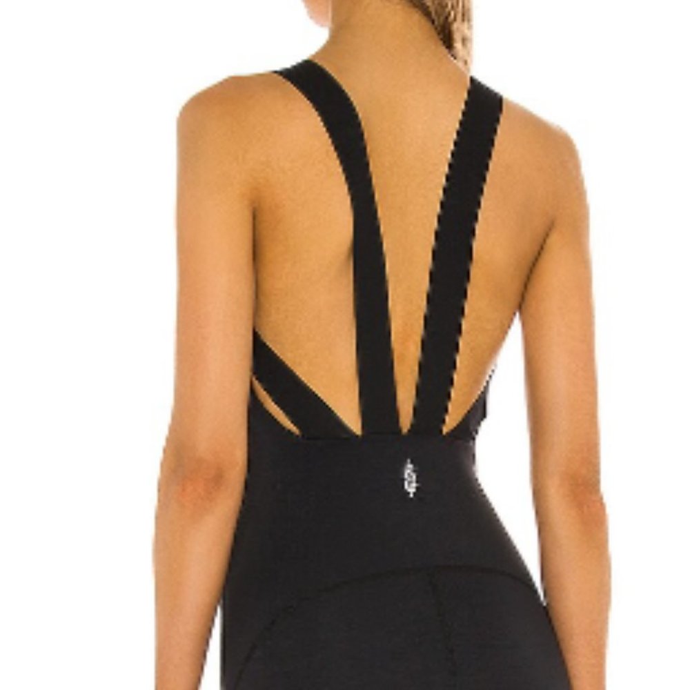 FREE PEOPLE x Revolve Side Hustle Onesie Catsuit, Black, Size XS